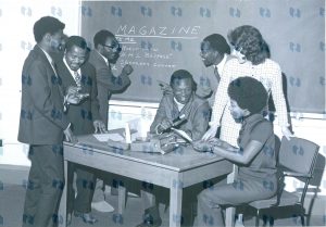 Benson Mwakugu, Yaga Abubakar (Northern Nigeria), Aaron Ndzinisa (Swaziland), Anthony Dadzie (Ghana) Anthony Manuba (Nigeria), Emelda Yumbe (Zambia), Sheila Geary
