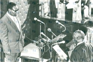 Francis Xavier Ole Kaparo, President Moi