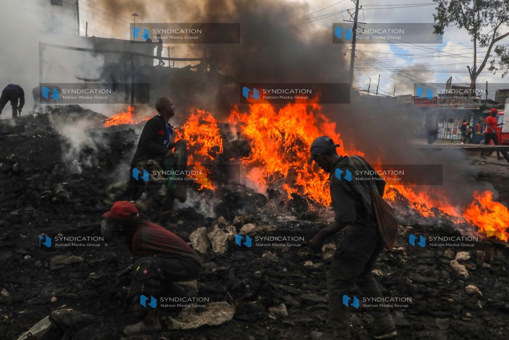 Gikomba Market Fire.