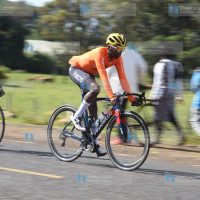 A cyclist, during training at Kaptagat