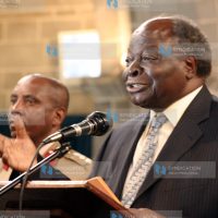 President Mwai Kibaki at All Saints Cathedral