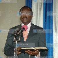 Vice President Kalonzo Musyoka reads a scripture