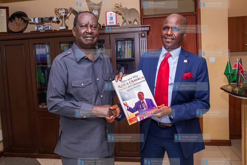 Former Nyamira Senator Kennedy Mong’are presents his latest book