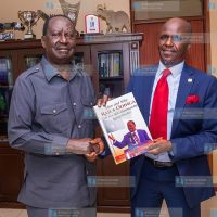 Former Nyamira Senator Kennedy Mong’are presents his latest book