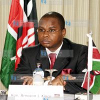 Minister for East African Community Mr. Amason Jeffah Kingi