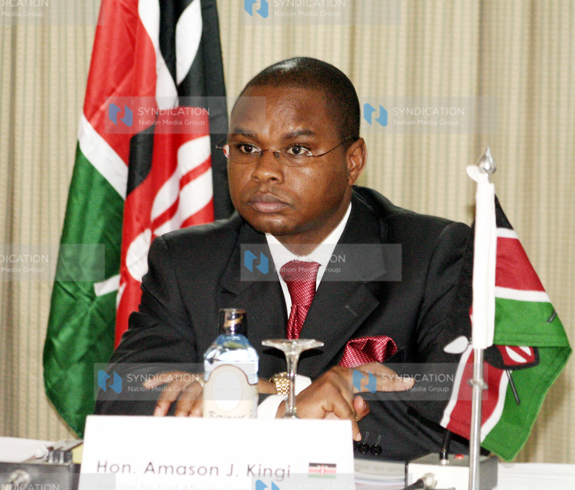 Minister for East African Community Mr. Amason Jeffah Kingi