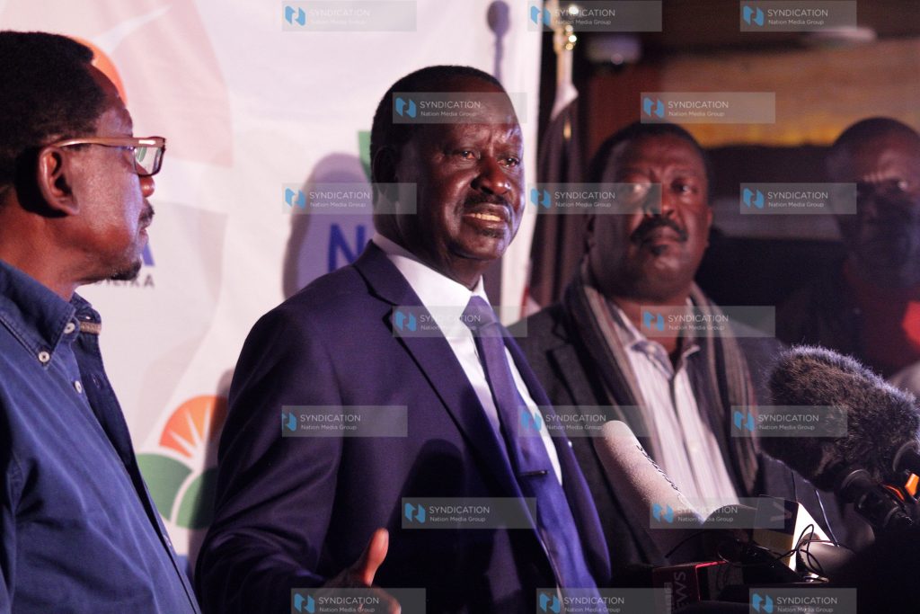 Raila Odinga has declared the 2017 Kenya General election early results are null and void