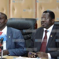 a press conference at the union's headquarters