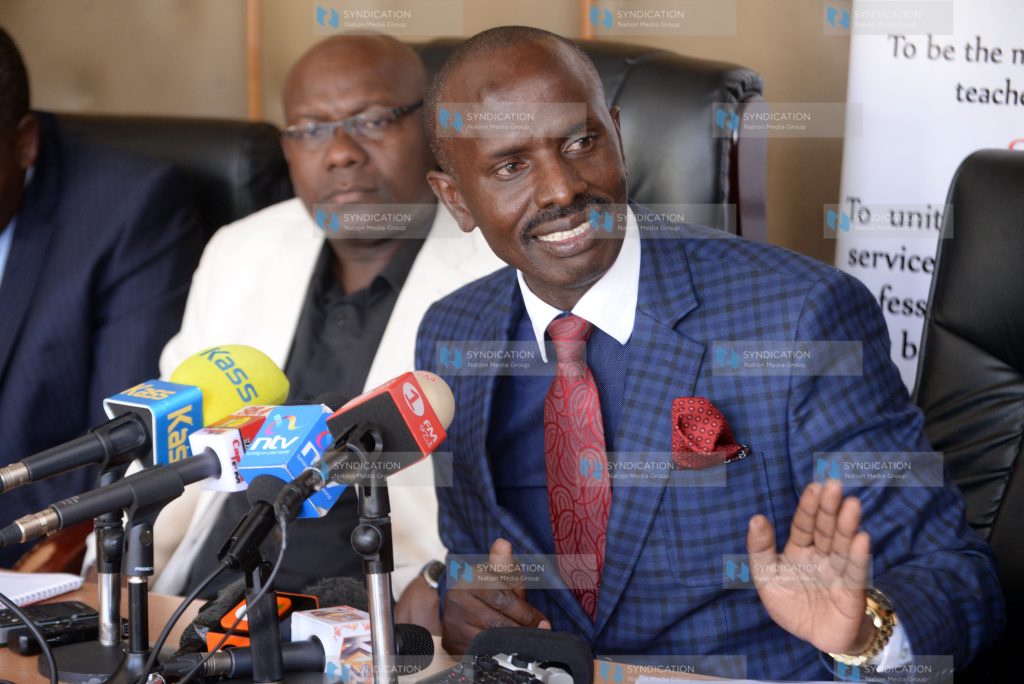 A press briefing on the conduct of the Teacher Service Commission