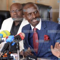 A press briefing on the conduct of the Teacher Service Commission