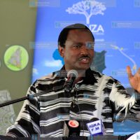 Konza city goodwill ambassador, speaks during the event