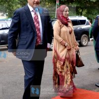 Cabinet Secretary for mining Najib Balala and his wife