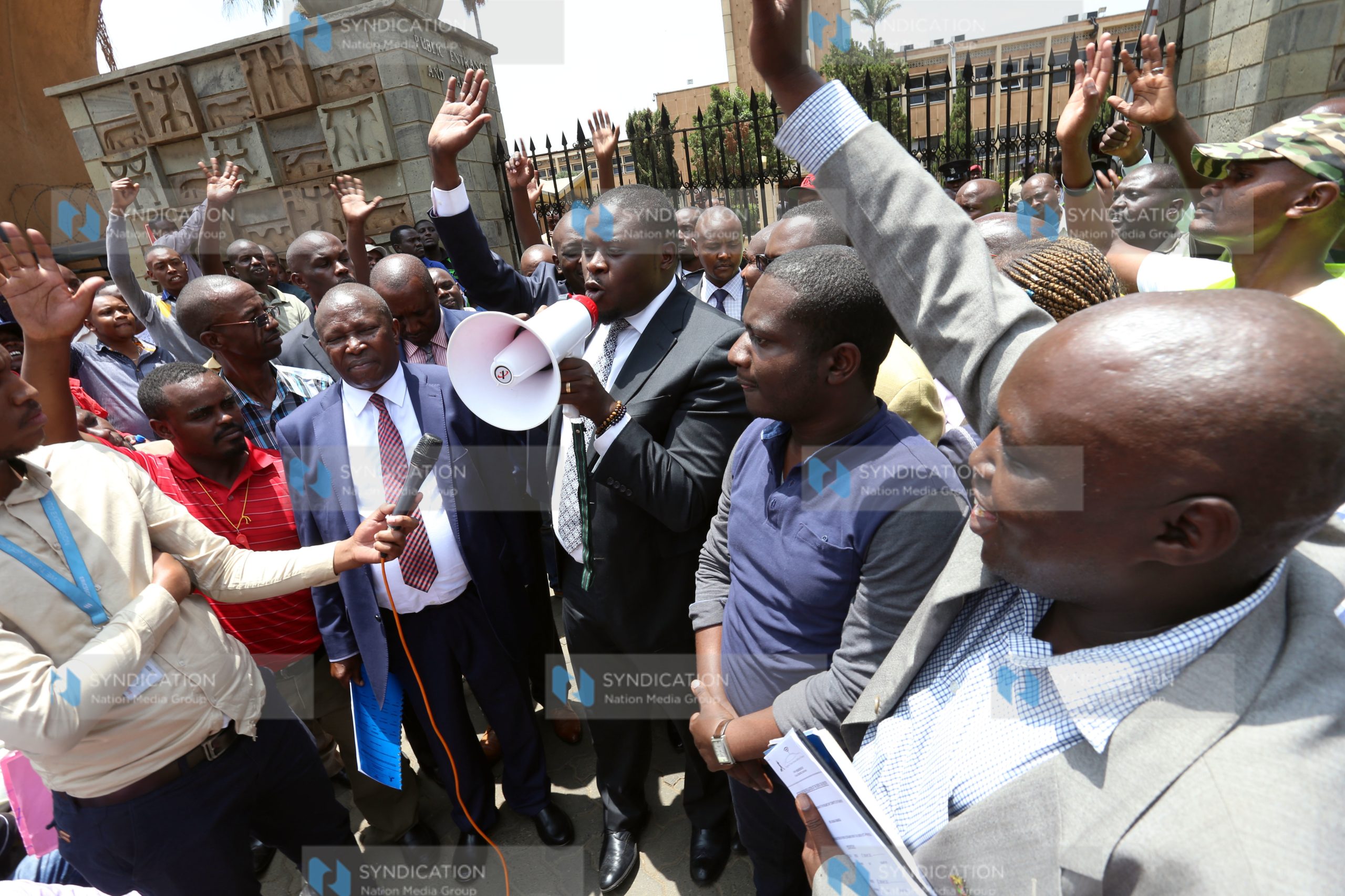 Uber drivers protest