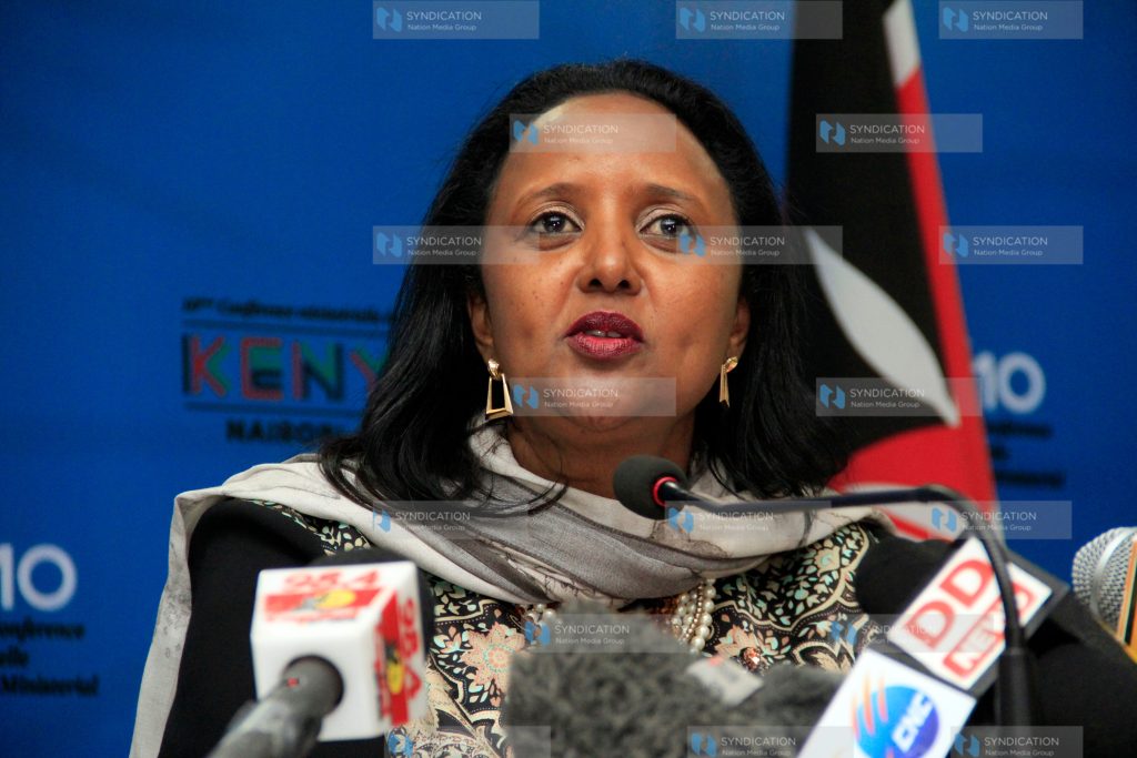 Foreign Affairs CS Amina Mohamed