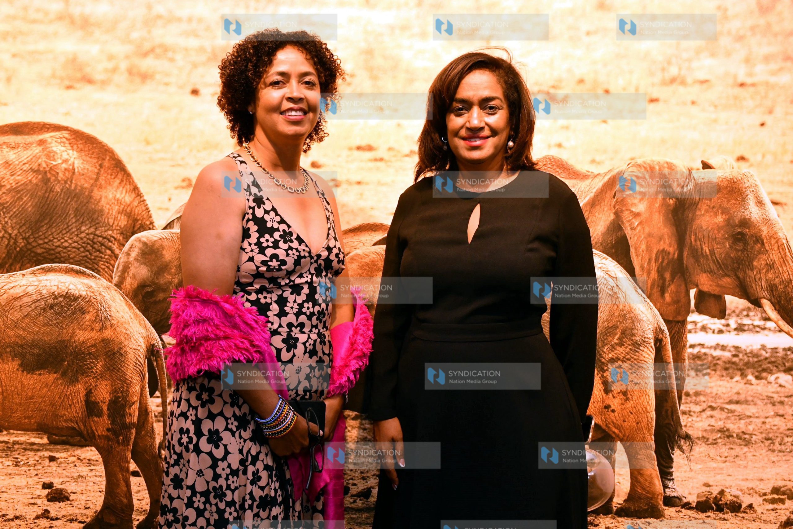 Nairobi County Women Rep Esther Passaris and Wildlife Direct CEO Paula Kahumbu
