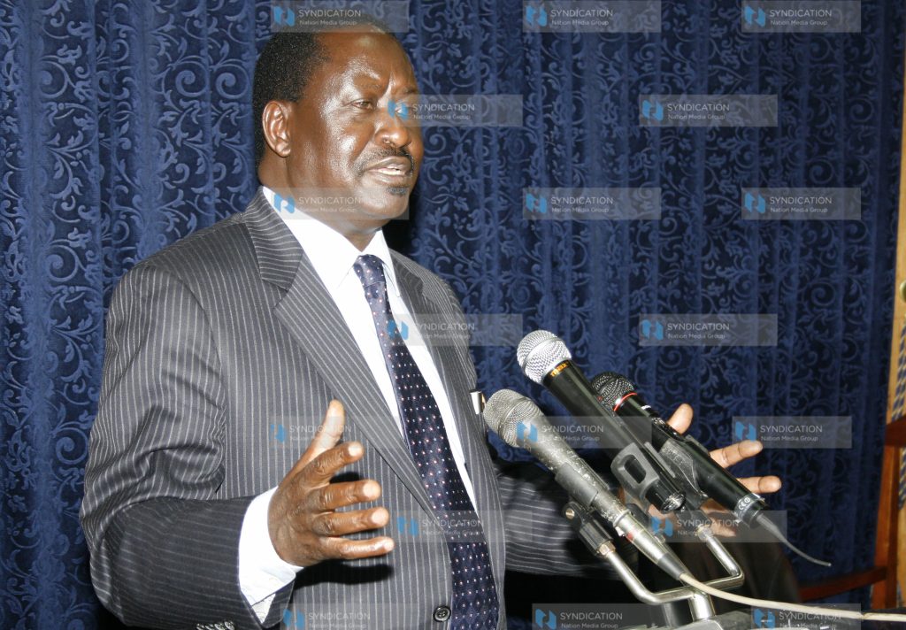 Prime Minister Raila Odinga