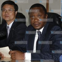 Signing ceremony with a Chinese delegation