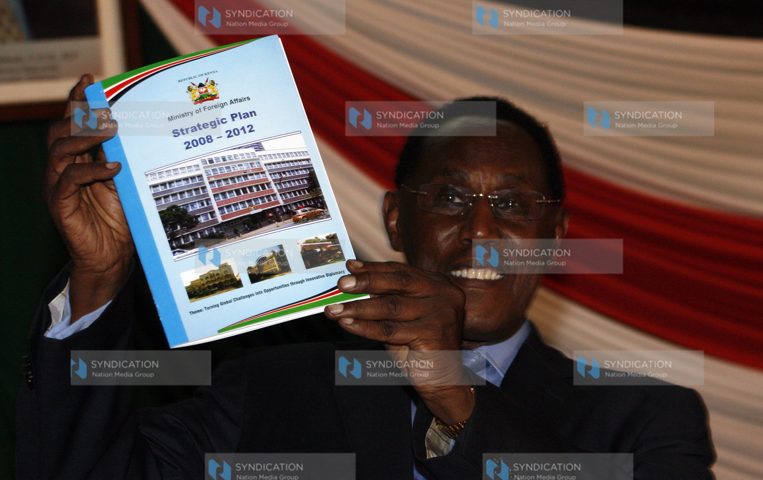 Acting Foreign Affairs Minister George Saitoti
