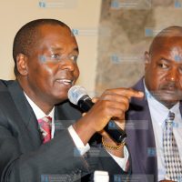 Minister for Transport Amos Kimunya