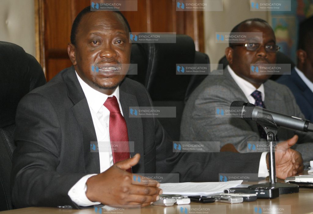 Deputy Prime Minister and Minister for Finance Uhuru Kenyatta