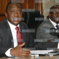 Deputy Prime Minister and Minister for Finance Uhuru Kenyatta