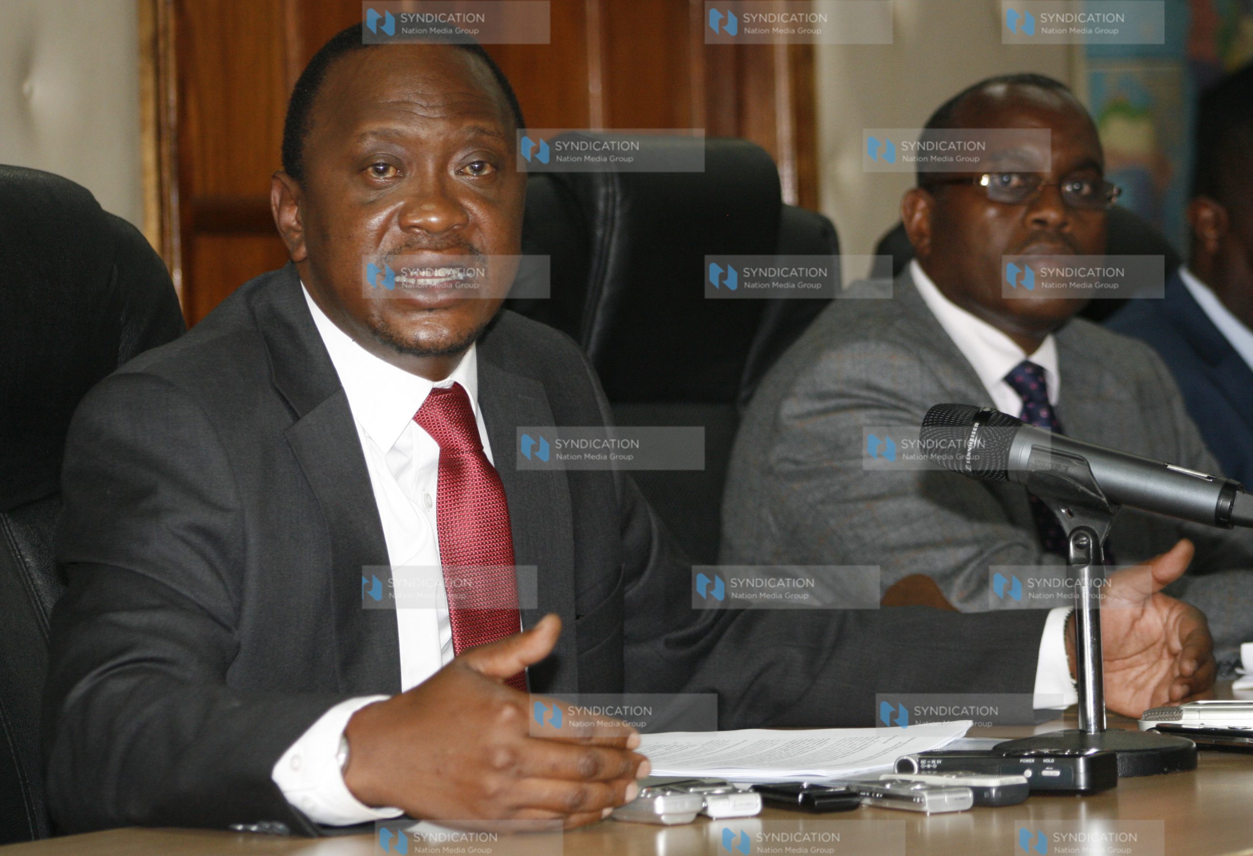 Deputy Prime Minister and Minister for Finance Uhuru Kenyatta