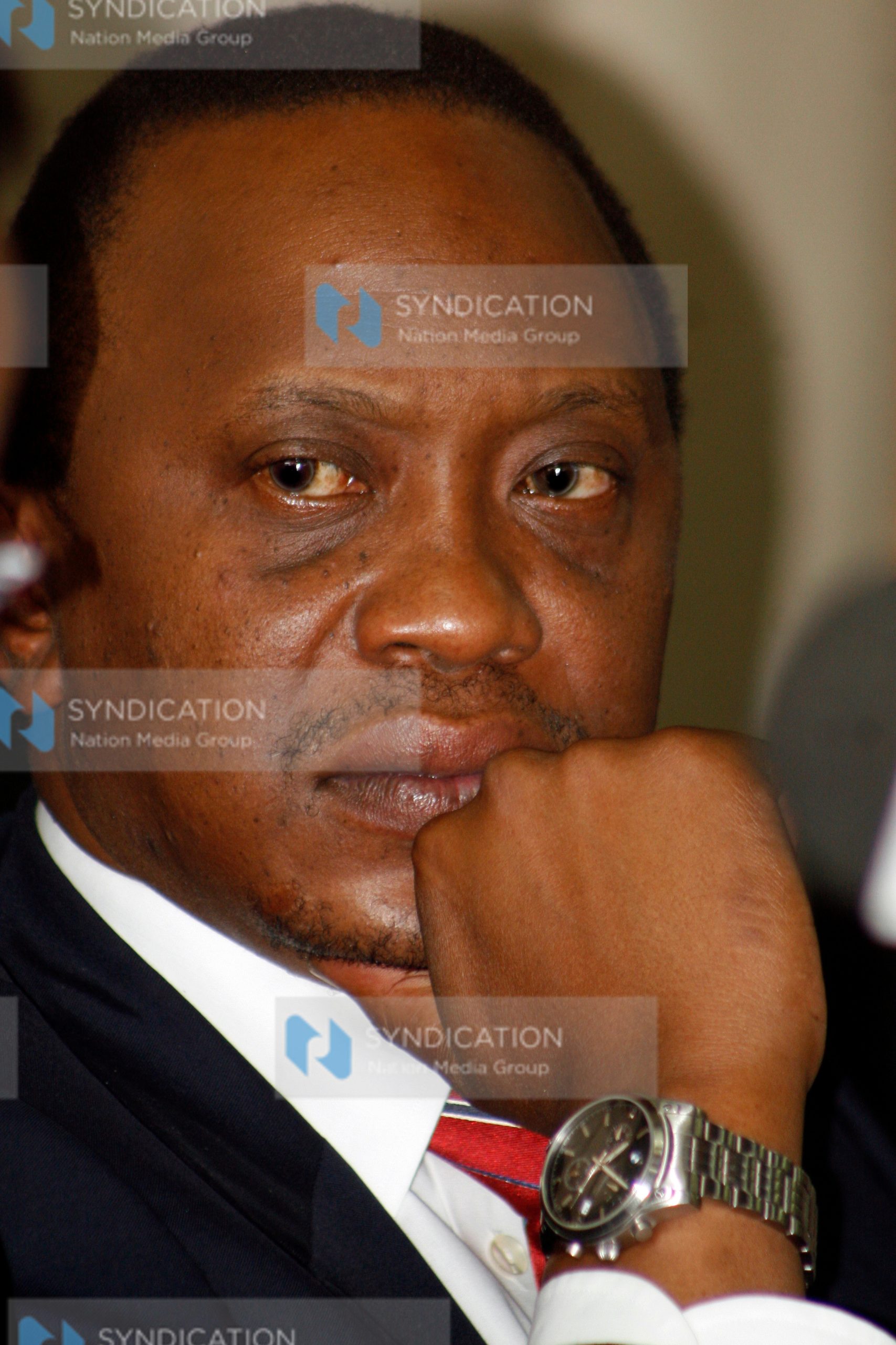 Deputy Prime Minister and minister for Finance Uhuru Kenyatta,