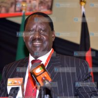 Former Prime Minister Raila Odinga