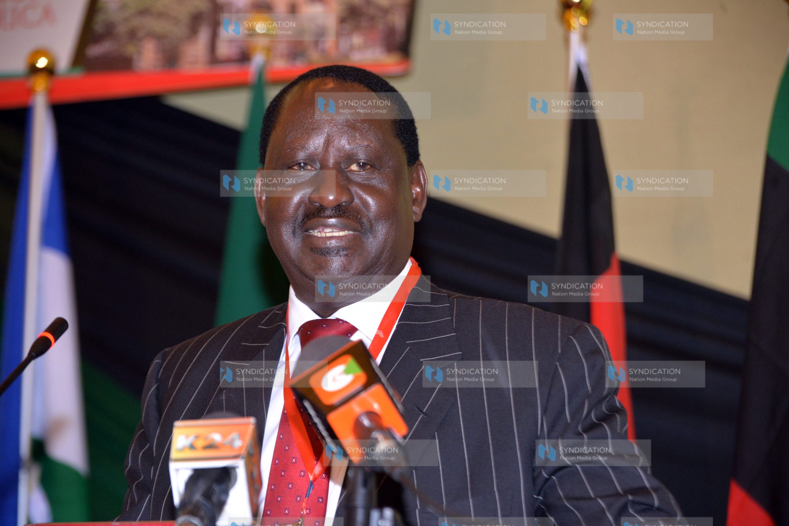 Former Prime Minister Raila Odinga
