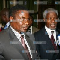 Kofi Annan and Speaker Kenneth Marende