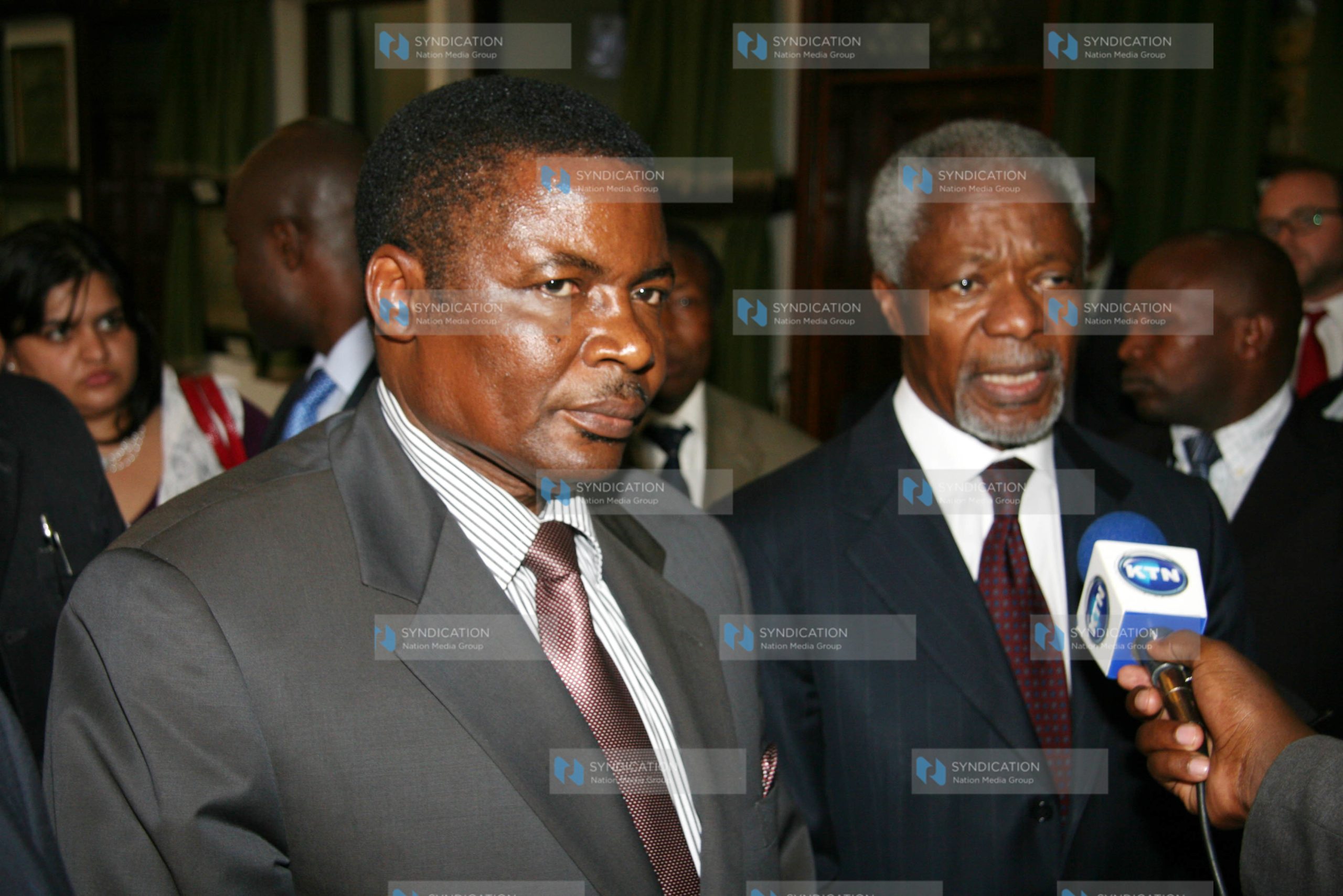 Kofi Annan and Speaker Kenneth Marende