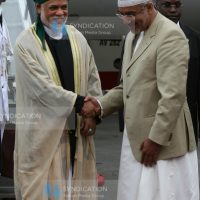 Ahmed Abdallah Sambi President of the Comoros with Tourism Minister Najib Balala