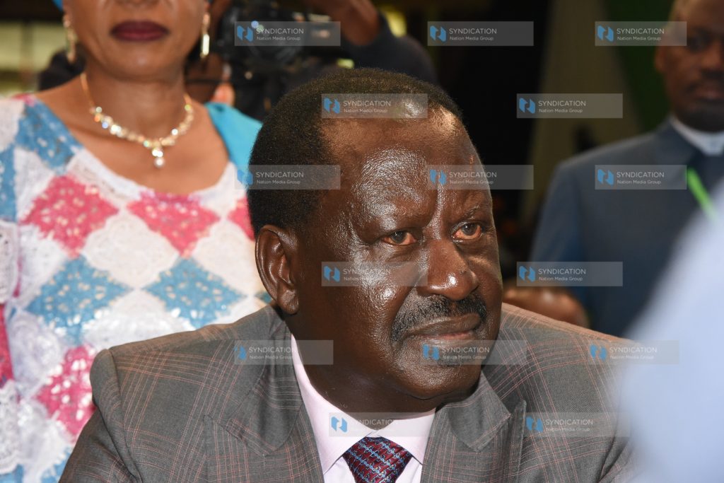 Azimio Presidential Candidate Raila Odinga
