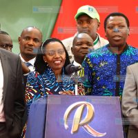 Azimio presser at the Jaramogi Oginga Odinga Foundation