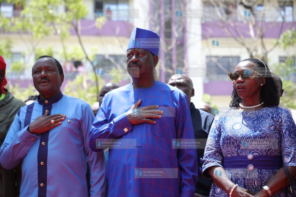 Prayers at Jevanjee gardens Nairobi