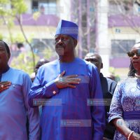 Prayers at Jevanjee gardens Nairobi