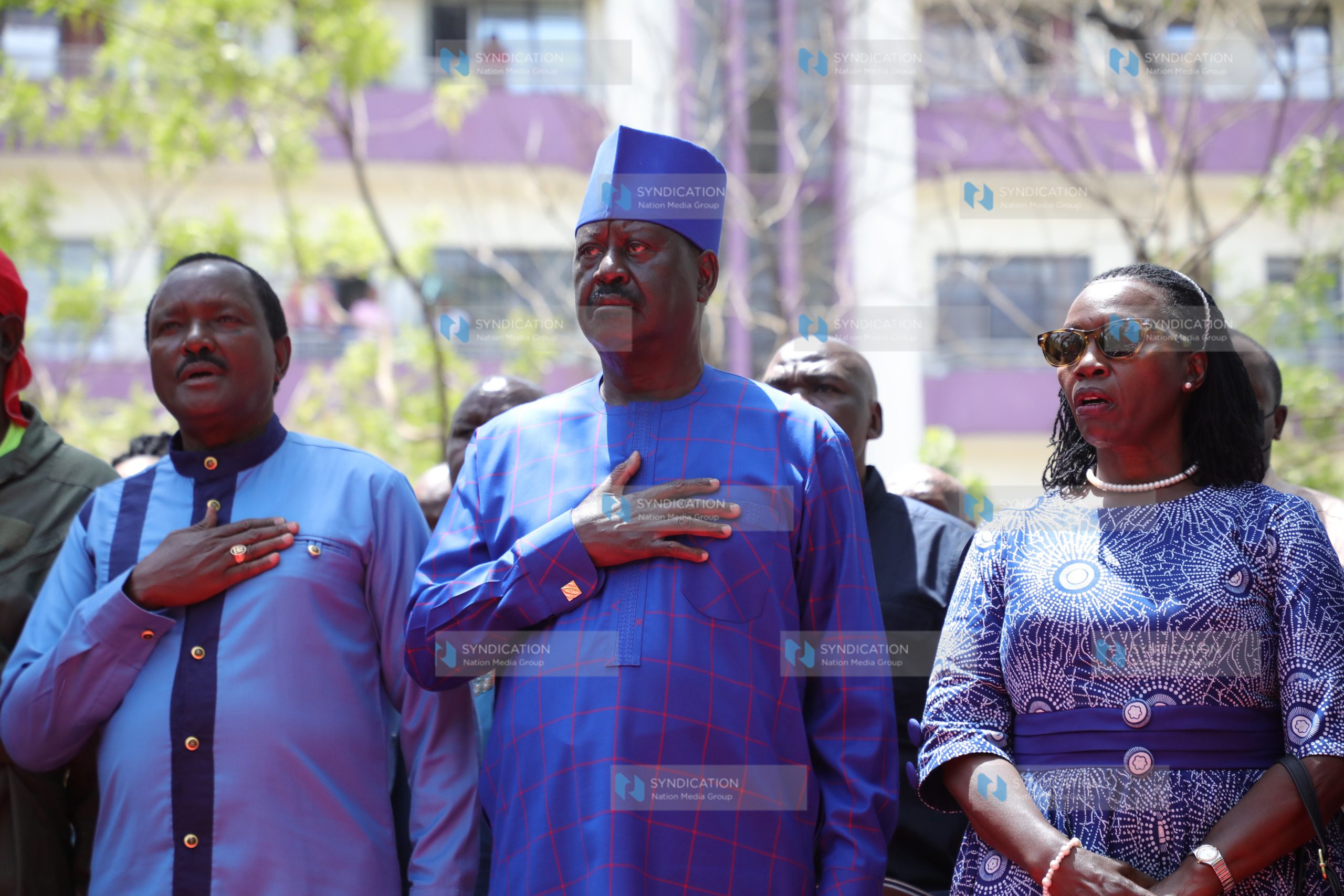 Prayers at Jevanjee gardens Nairobi