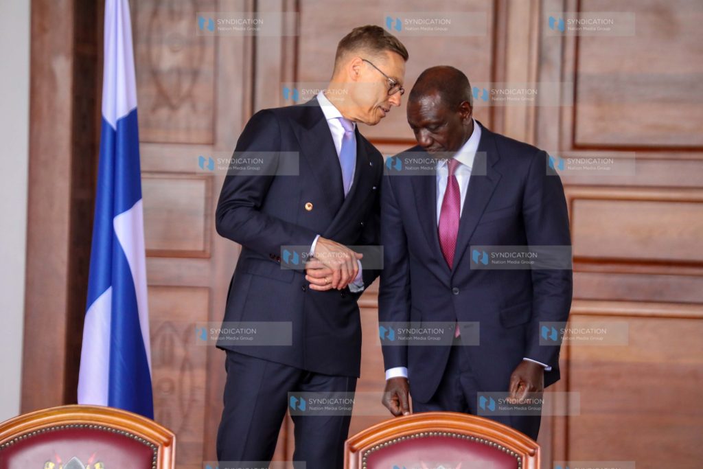 President William Ruto and President of Finland Alexander Stubb