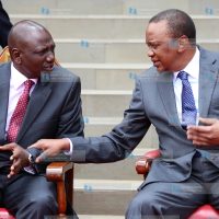 President Uhuru Kenyatta with Deputy William Ruto