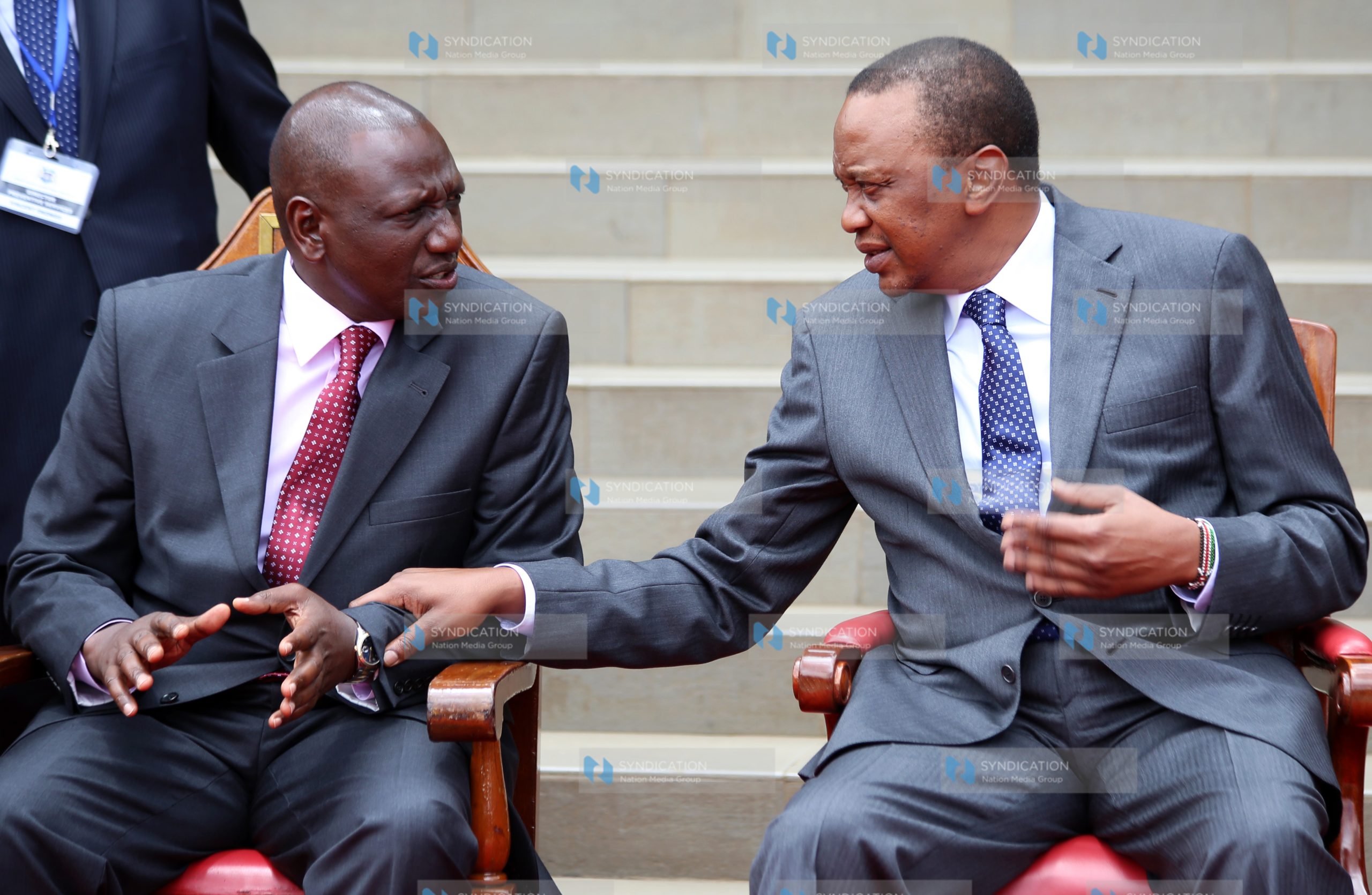 President Uhuru Kenyatta with Deputy William Ruto