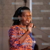 Martha Karua at the KICC Nairobi