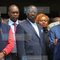 Azimio presidential Candidate Raila Odinga addresses the nation