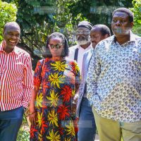 Azimio Principals led by (from left) Jubilee Party Secretary General Jeremiah Kioni