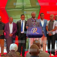 Senator Edwin Sifuna address the press