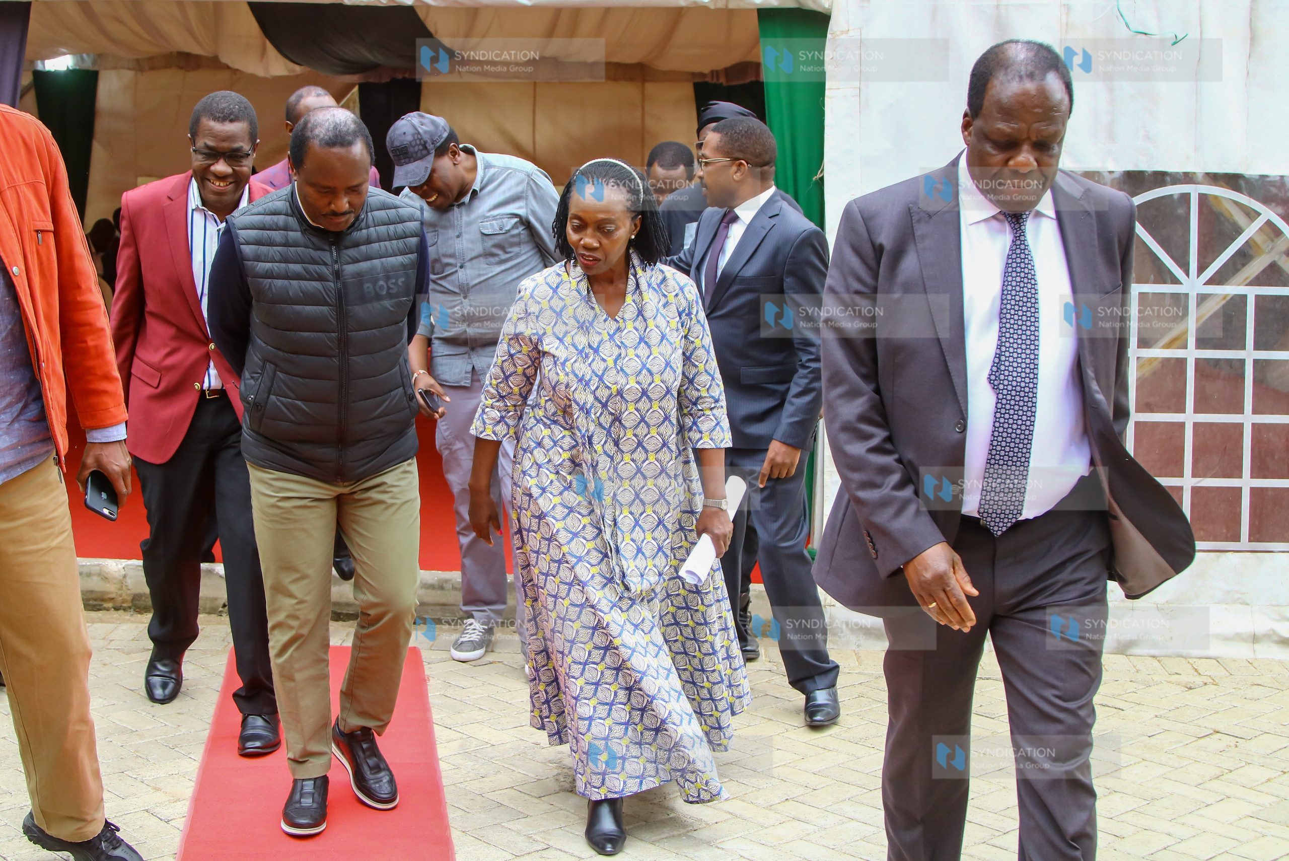 press briefing at Jaramogi Oginga Odinga Foundation