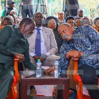 Raila Odinga and former President Uhuru Kenyatta