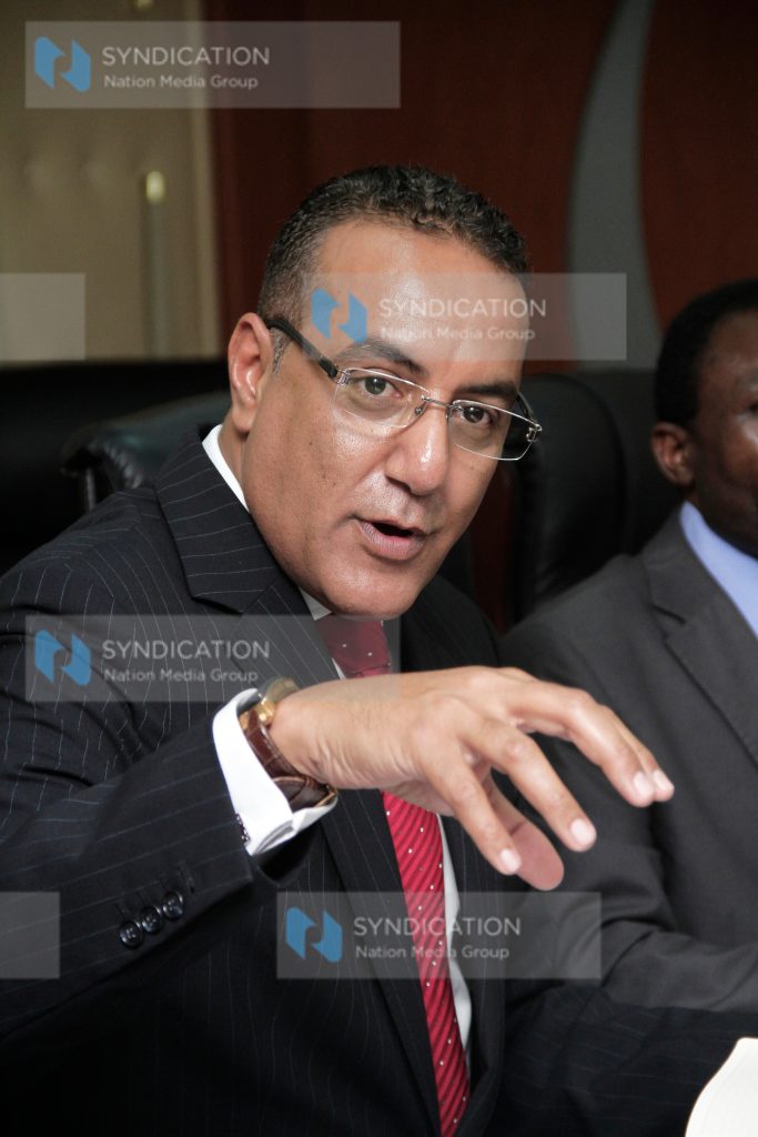 Najib Balala officially began work on the Mining ministry docket