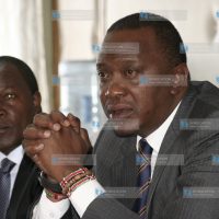 A news conference on the restructuring of loans at treasury building