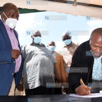 BBI Signature collection book at Kibera Sub County offices