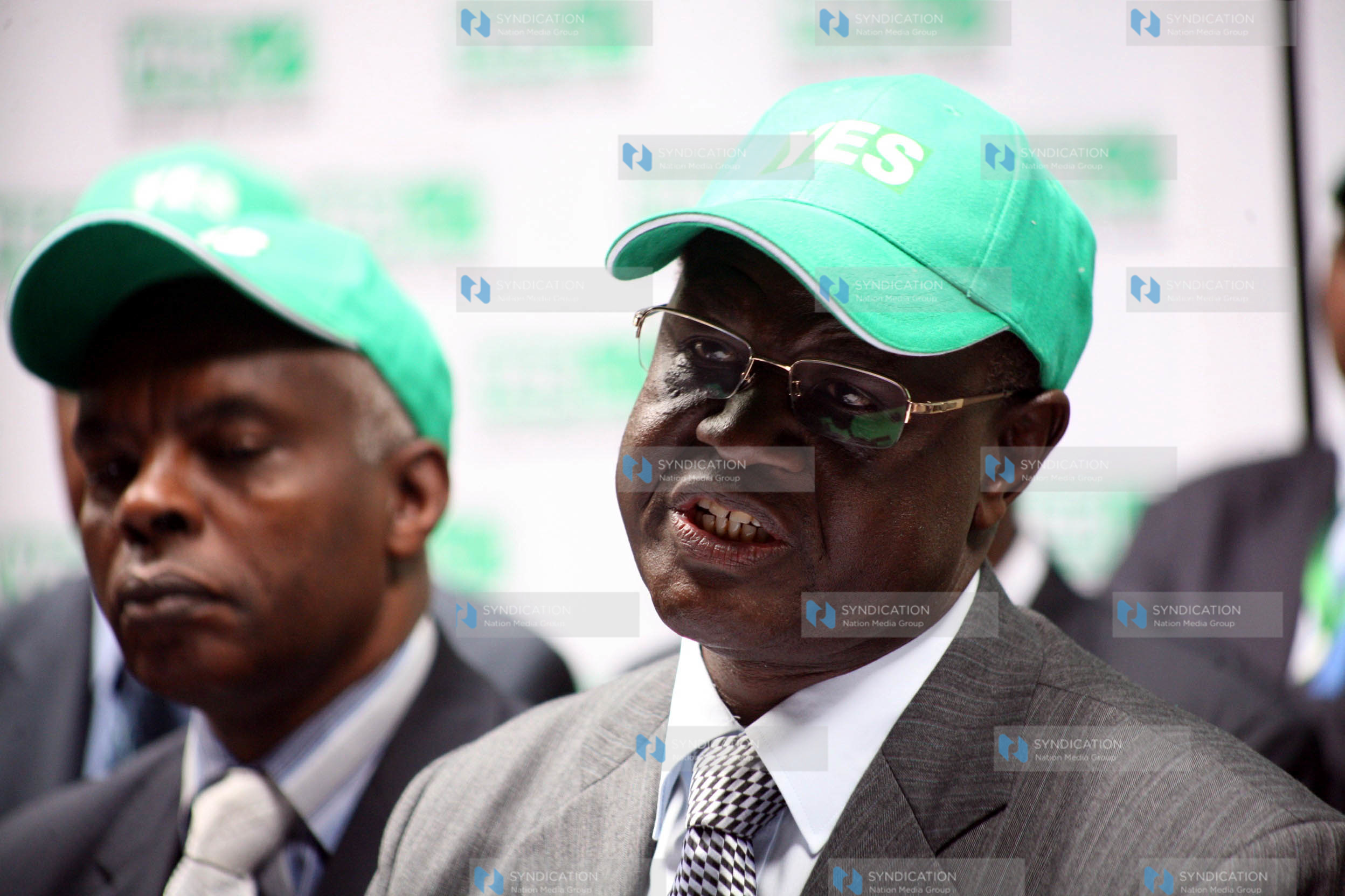 Kiraitu Murungi addresses a media briefing